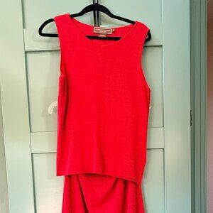 Double D Ranch Embroidered Linen Skirt and Sleeveless Top